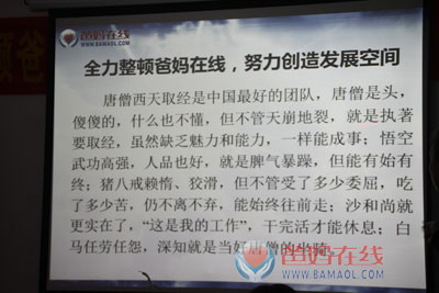 全力整顿爸妈在线 努力创造发展空间