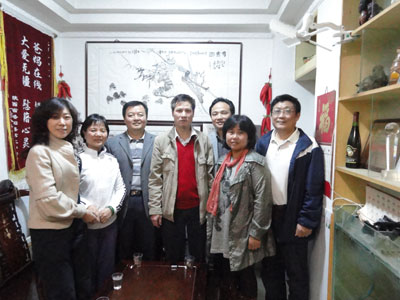 胡煜总裁与总裁顾问团专家合影