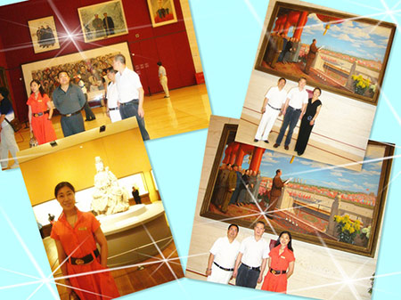 胡总一行参观了“国家故宫博物馆”